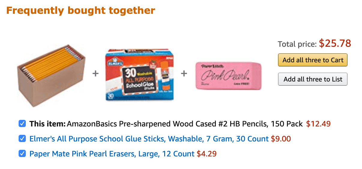 Amazon cross-selling με bundling προϊόντων Bravescale